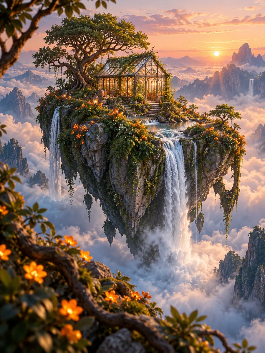 Floating garden concept